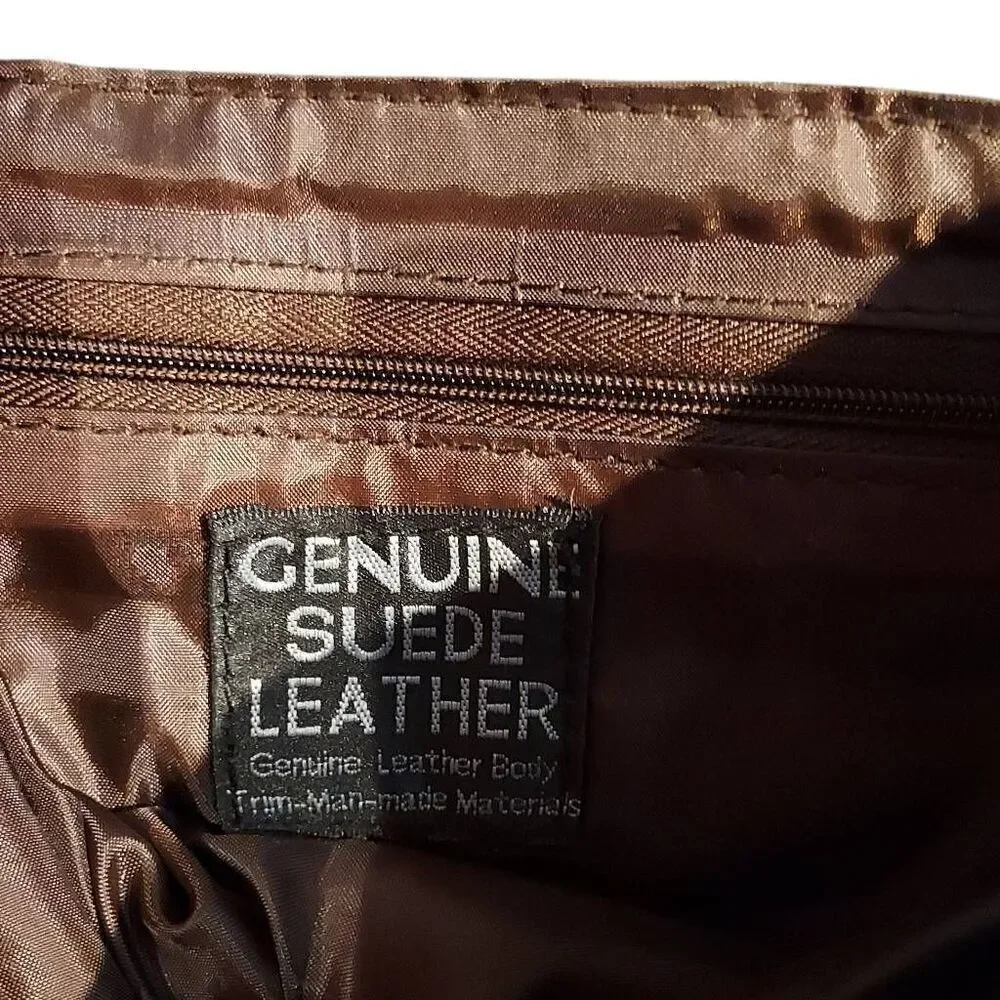 Genuine Suede Leather Backpack